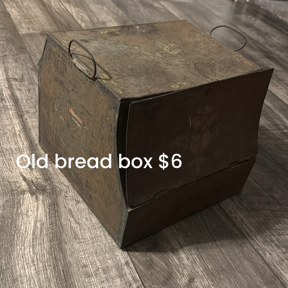 Antique bread box